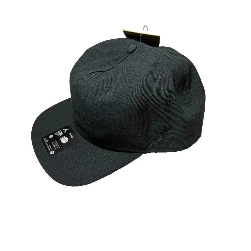 Nike Air Jordan Pro Cap Black L/XL Jumpman Hat Move To Zero NWT Adult